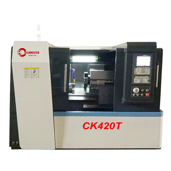 Torno CNC inclinado horizontal CK420T