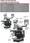 MÁQUINA DE PERFURAÇÃO E FRESAMENTO EM TORRETE TMM200 (V) -TM400 (V)