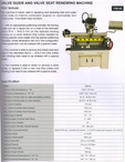 GUIA DE VÁLVULA E MÁQUINA DE RENOVAÇÃO DE ASSENTO DE VÁLVULA VSB-60