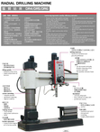 MÁQUINA DE PERFURAÇÃO RADIAL DR4 / DR5 / DR6