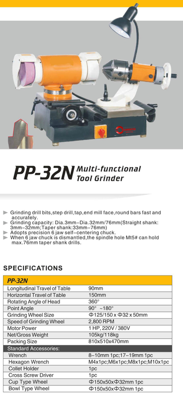 MOEDOR DE FERRAMENTAS MULTIFUNÇÕES PP-32N