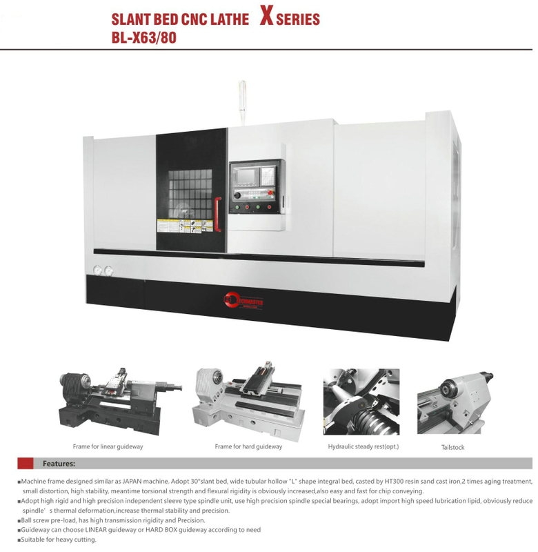 Torno CNC com cama inclinada 80 BL-X63