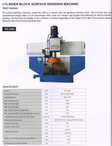 MÁQUINA DE MOAGEM DE SUPERFÍCIE DE BLOCO DE CILINDRO YG-1400