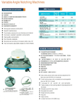 MÁQUINA DE ENTALHE DE ÂNGULO VARIÁVEL VN2004-VN2006