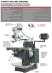 MÁQUINA DE PERFURAÇÃO E FRESAMENTO EM TORRETE TMM500-TM500V