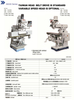 MÁQUINA DE MOAGEM DE TORRET X6330SERIES