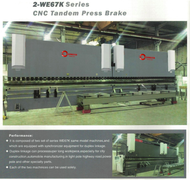 FREIO DE IMPRESSÃO EM TANDEM CNC 2-WE67K