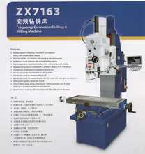 Máquina de perfuração e moagem ZX7163