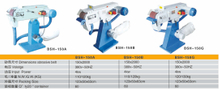LIXADEIRA DE CORREIA SÉRIE BSH-150