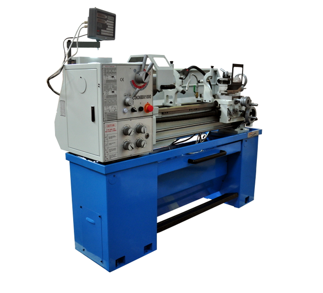 Tokarka uniwersalna z odczytem dla 2 osi 360 x 1000 mm przelot 52 mm