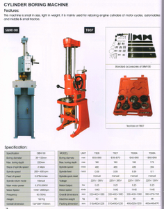 Máquina de perfuração de cilindro SBM100-T807