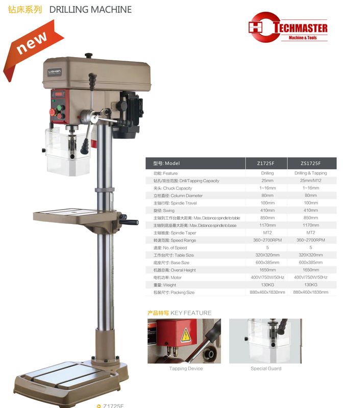 Máquina de perfuração Z1725F-ZS1725F