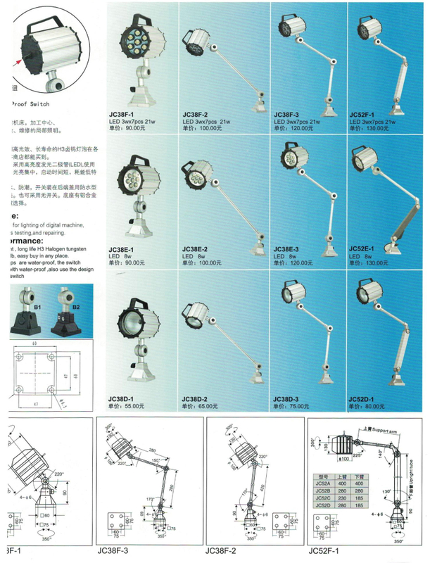 Luzes de halogênio JC38