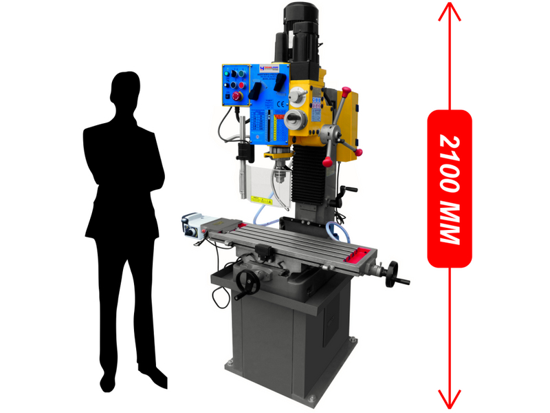 Máquina de perfuração totalmente industrial Auto da cabeça - Máquina de perfuração e moagem de alimentação ZX7045C