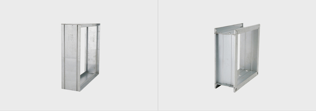 Série de linha automática do amortecedor de incêndio