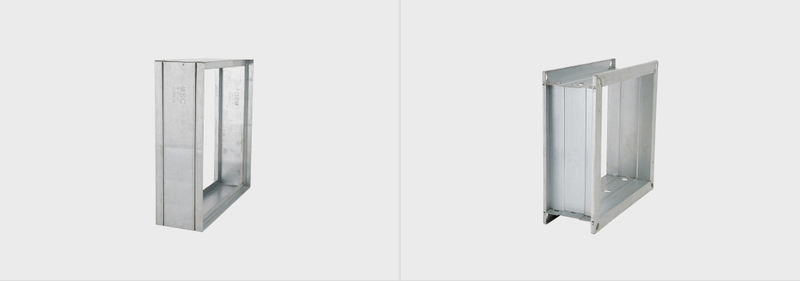 Série de linha automática do amortecedor de incêndio