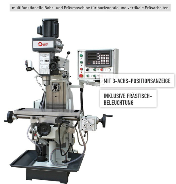 Máquina de moagem e perfuração MF2HV