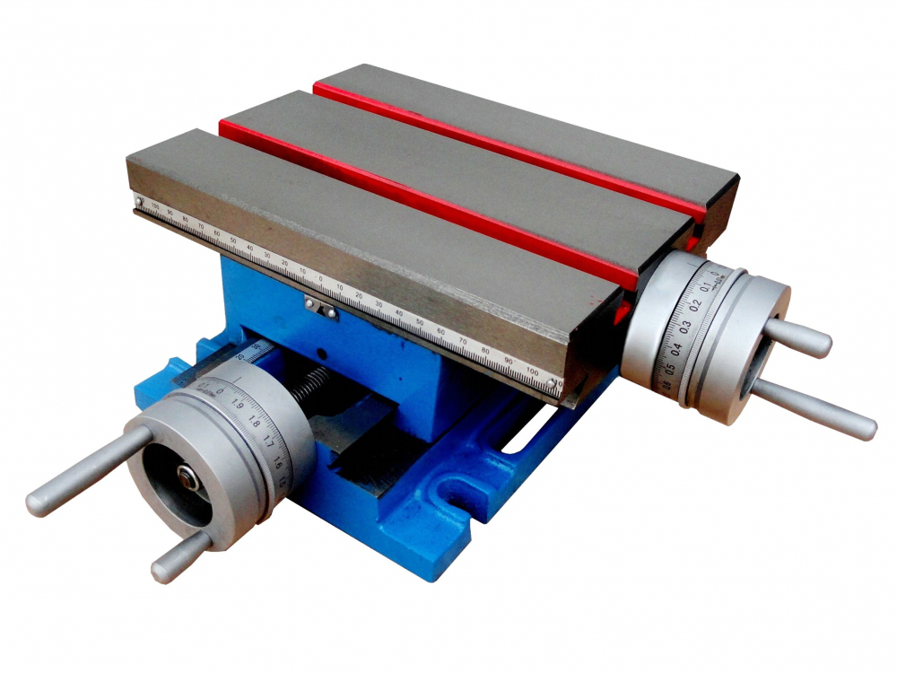 Stół Krzyżowy do Wiertarki Frezarki Tokarki 225x175 mm