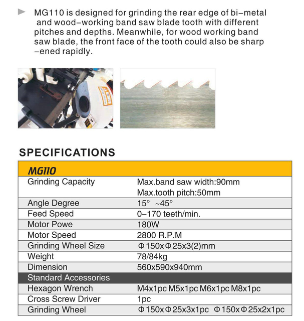 SAW BLADE BLADE SHOPENGER MG110