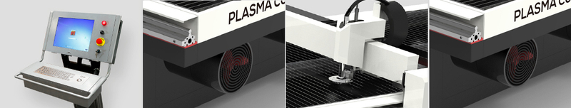 Máquina de corte de plasma HVAC HVAC5100