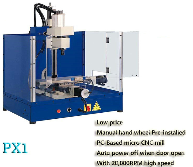 Bebê CNC de moagem e gravura maxhine px1