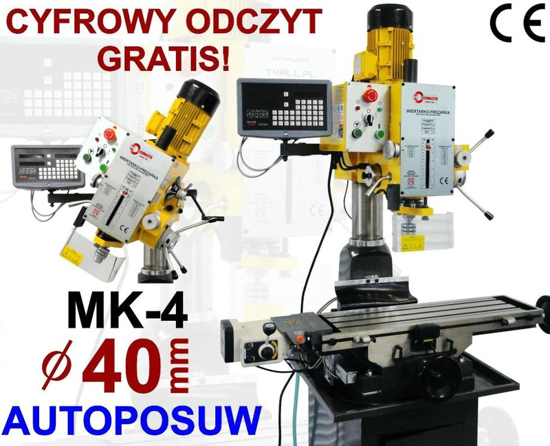 Máquina de fresamento e moagem totalmente industrial Vario Speed ​​Zay7040V