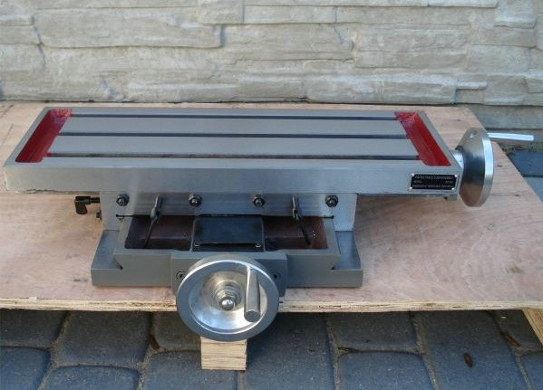 Stół Krzyżowy WierTarka Frezarka Imadło 495x165mm