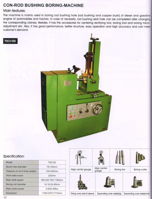 Confrondo bucha chata -Machine T8210D