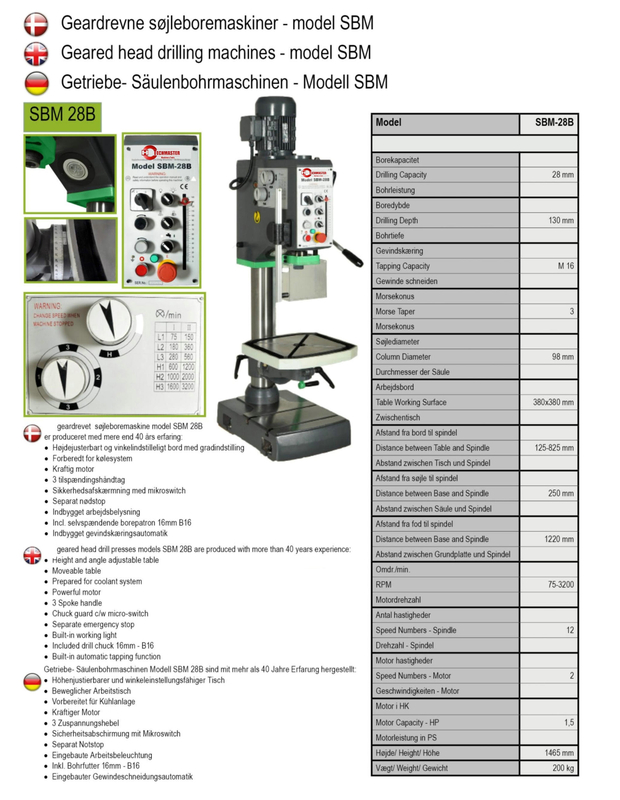 Máquina de perfuração de cabeça de engrenagem Z5025