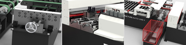 Linha automática do duto v （linha reta）