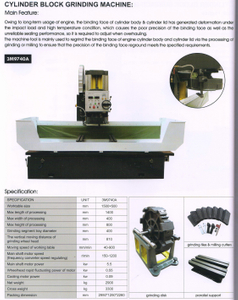 Máquina de moagem de blocos de cilindro 3m9740a
