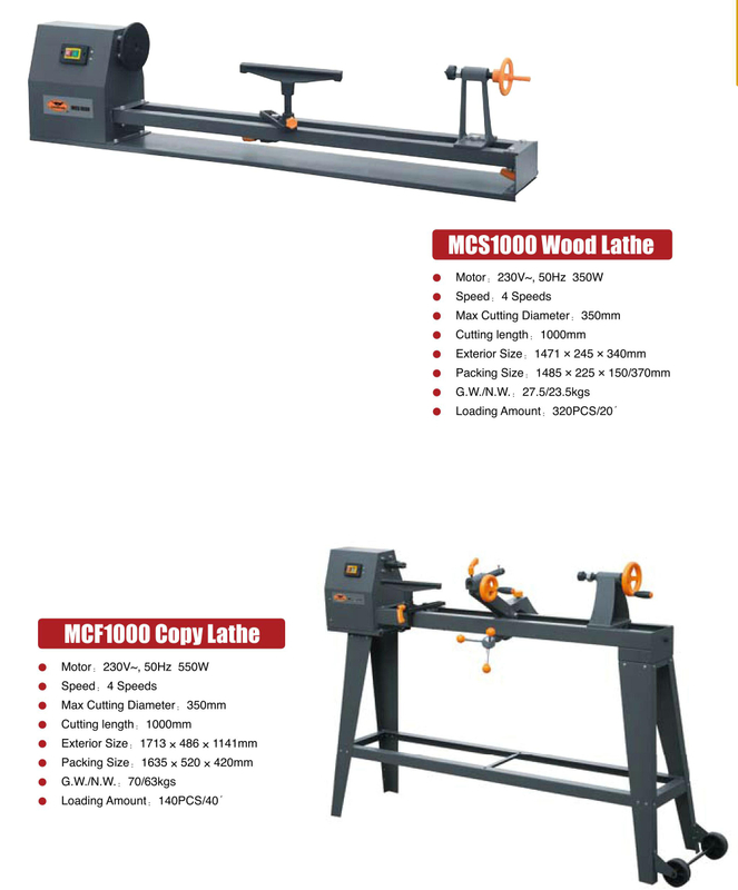 Torno de madeira MCS500