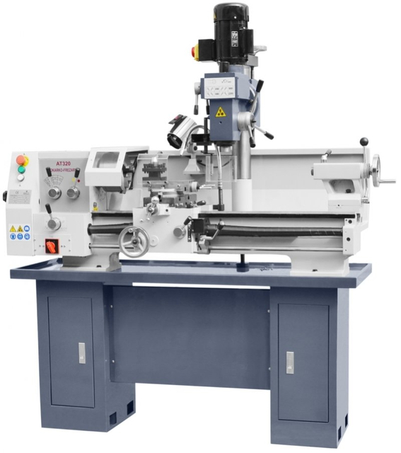 Tornando o torno e a máquina de moagem AT320