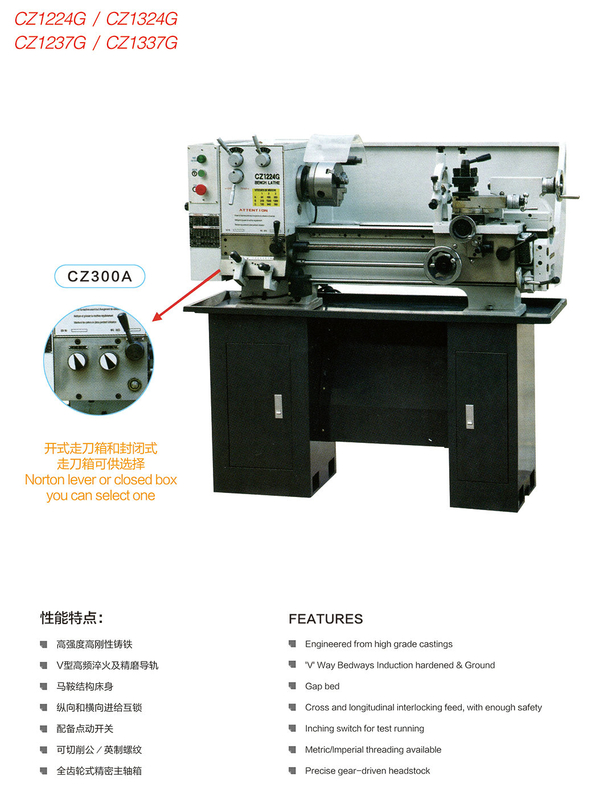 Caixa de alimentação Norton de 530 mm CZ1224G-CZ1324G