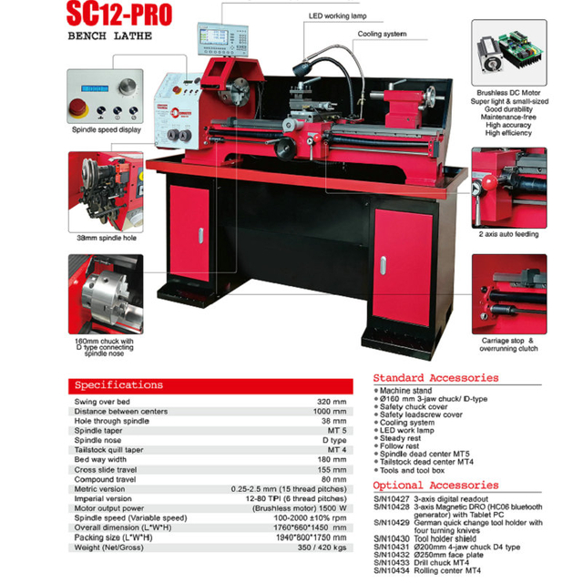  SC12 Topbench Torno 