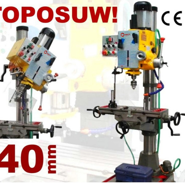 Máquina de perfuração e moagem totalmente industrial ZX-40BPC