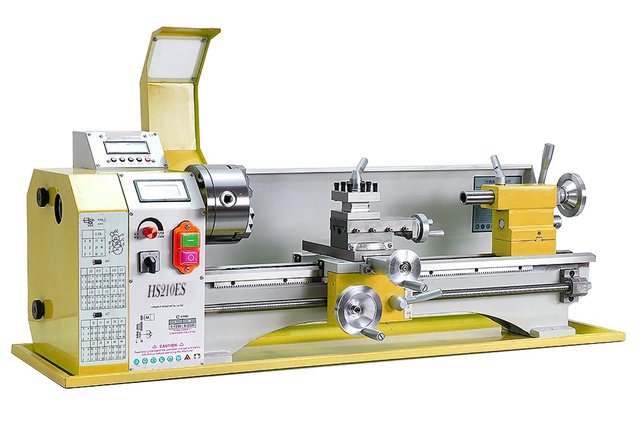HC210ESX800 Auto esquerdo e direita Trequeamento fabricando mini -torno de metal CNC
