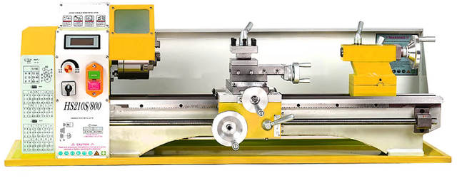 HS210SX800 900W Classificação de saída Motor sem escova de escova de 6 mm de espessura Mini Máquina de torno de metal