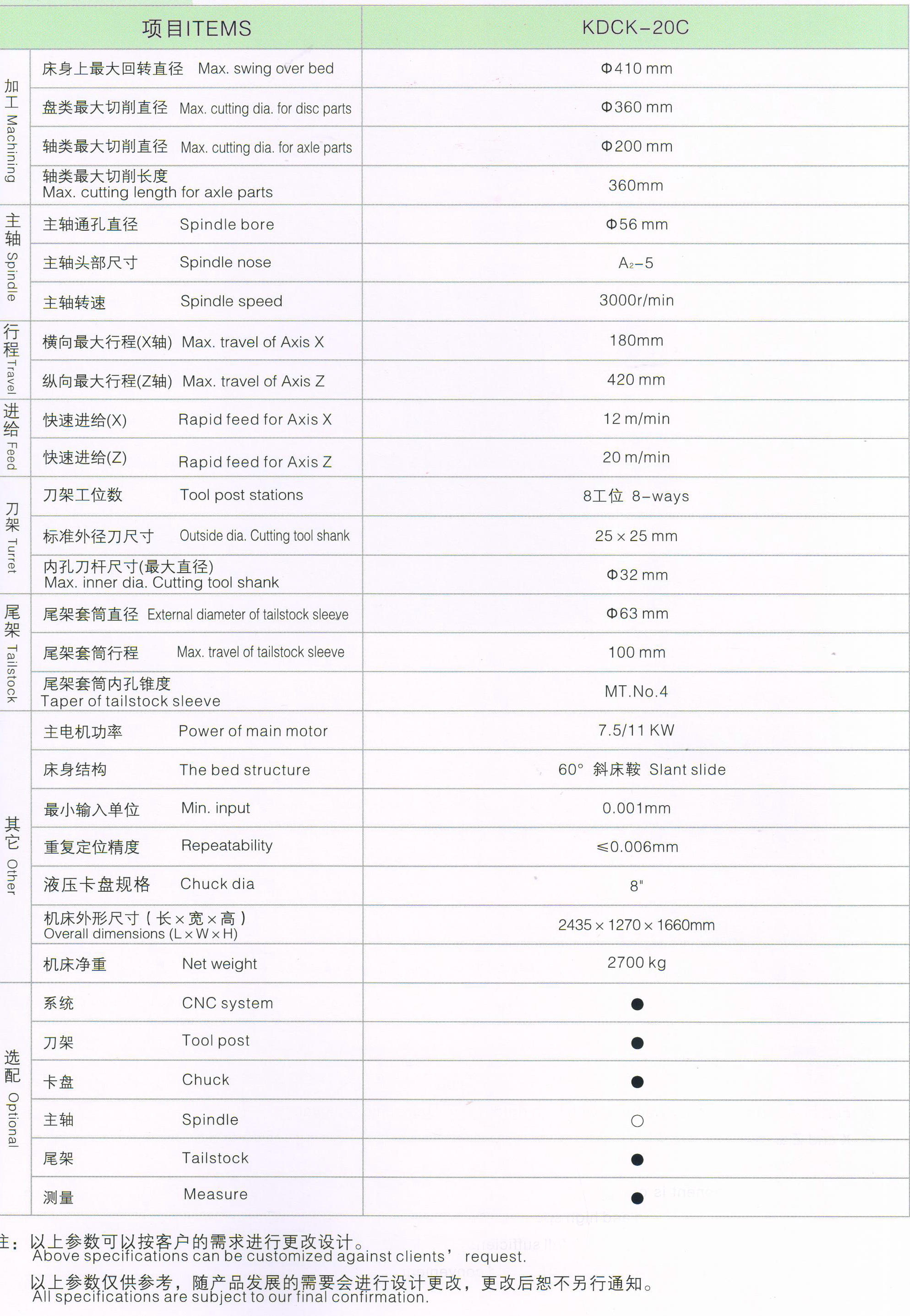 Torno CNC de função completa 