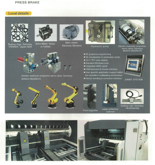 We67K Series CNC Eletro-hidráulico Brake 