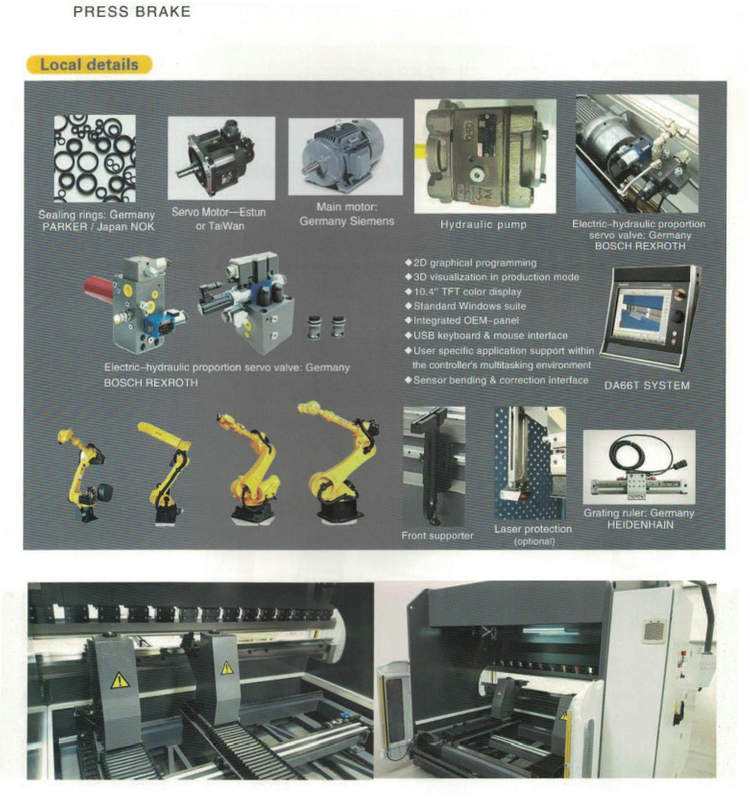 We67K Series CNC Eletro-hidráulico Brake 