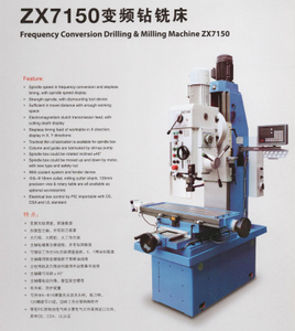 Máquina de perfuração e moagem ZX7150