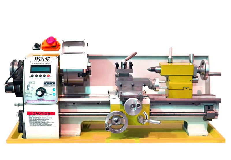 HS210E Auto esquerda e direita Trebo que faz mini -torno de metal CNC