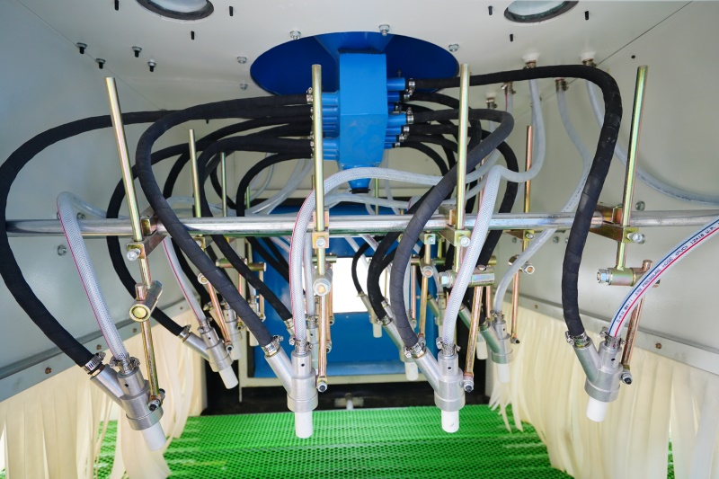 Remoção de ferrugem superficial Blaster de areia de cinto industrial automático