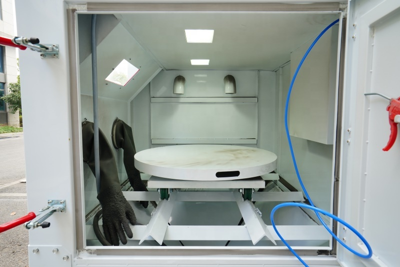 Máquina de explosão de areia seca lw1212fta 