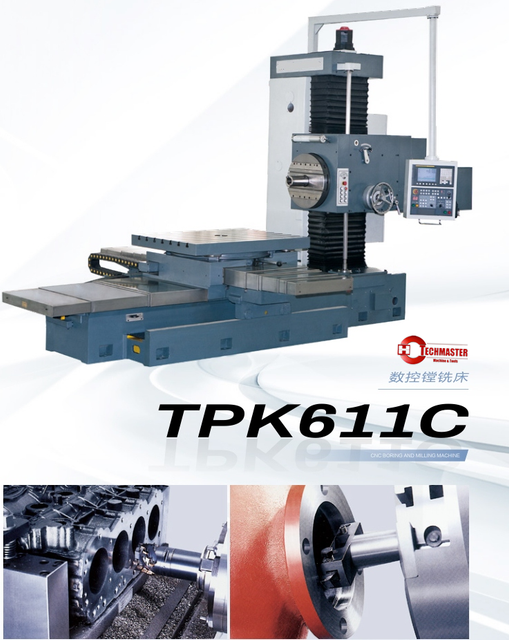 Máquina de chato e moagem CNC TPK6110C