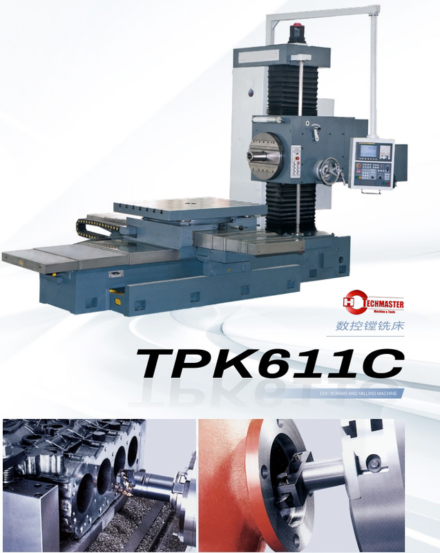 Máquina de chato e moagem CNC TPK6110C