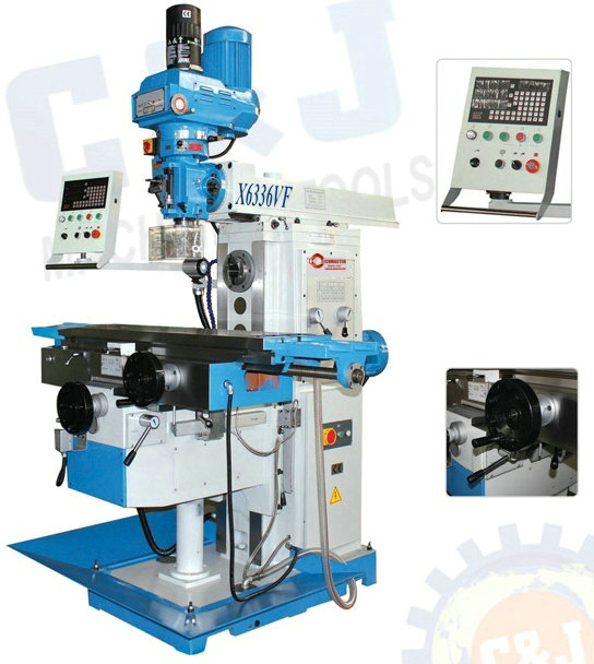 Máquina de moagem radial universal x6336vf 