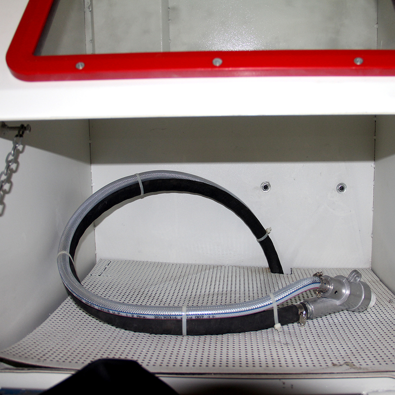 Máquina de explosão de areia de aço de sucção manual