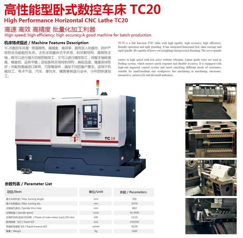  Torno TC20 CNC 